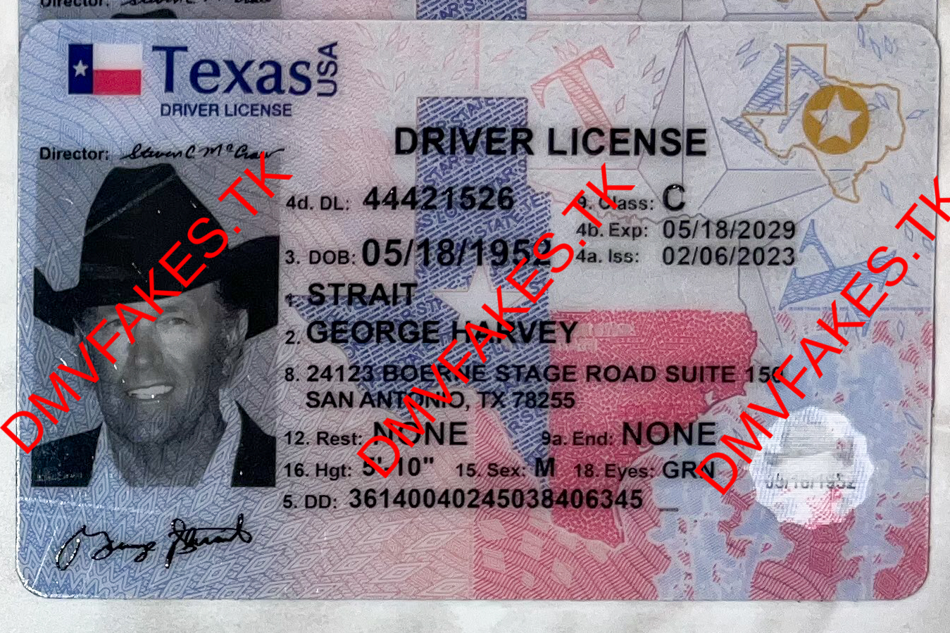 New Texas Polycard Novelty ID